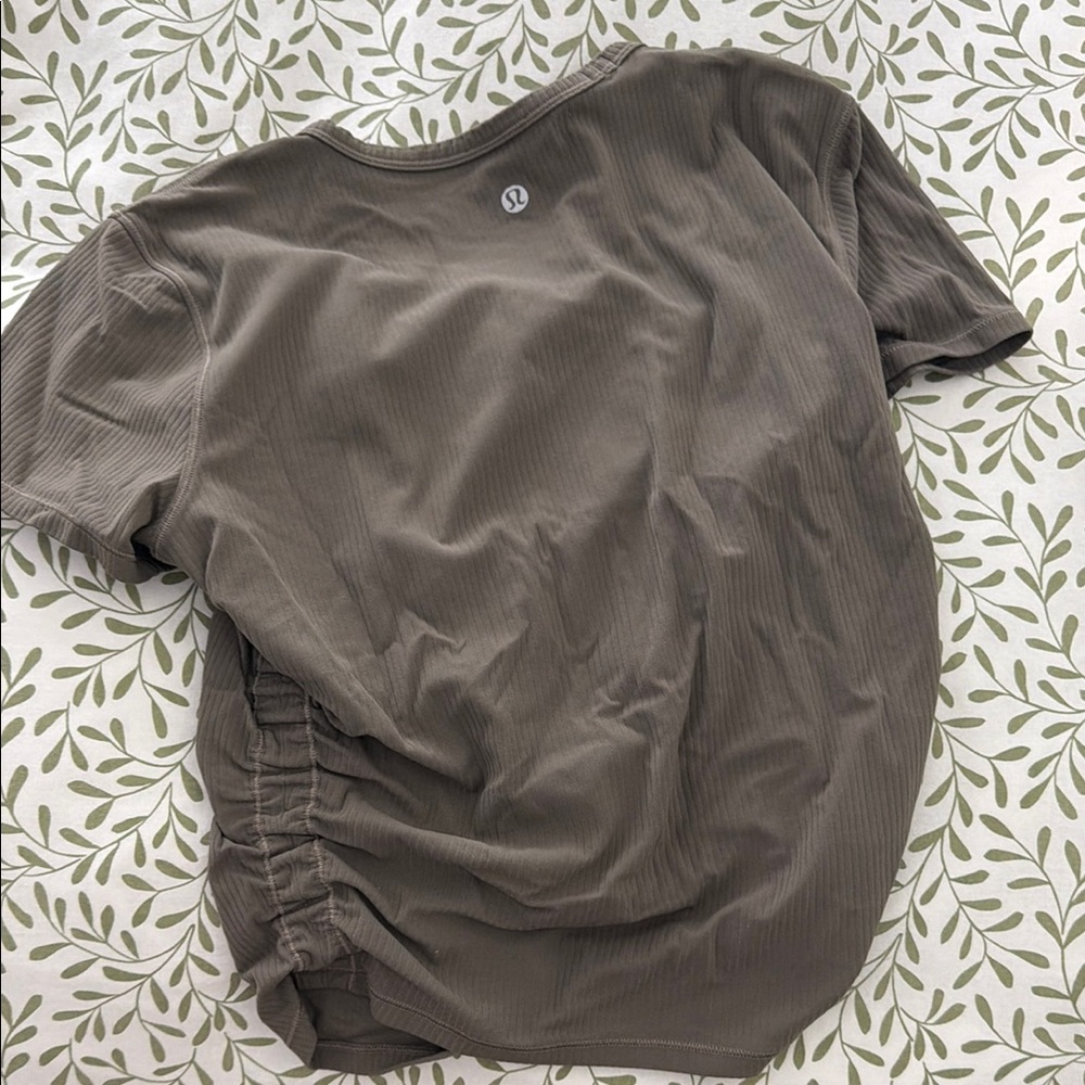 lululemon athletica Men's Short Sleeve Ribbed Tee — Olive